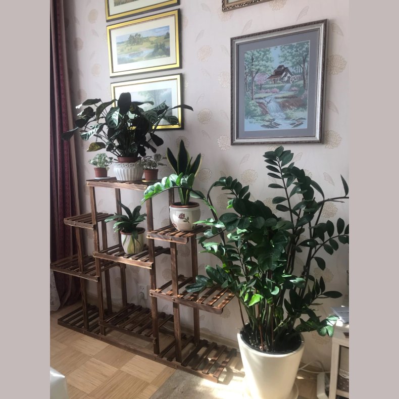 Plantereol - Gulvstand med 9 Platforme